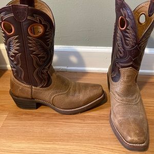 Ariat square toe men’s cowboy boots